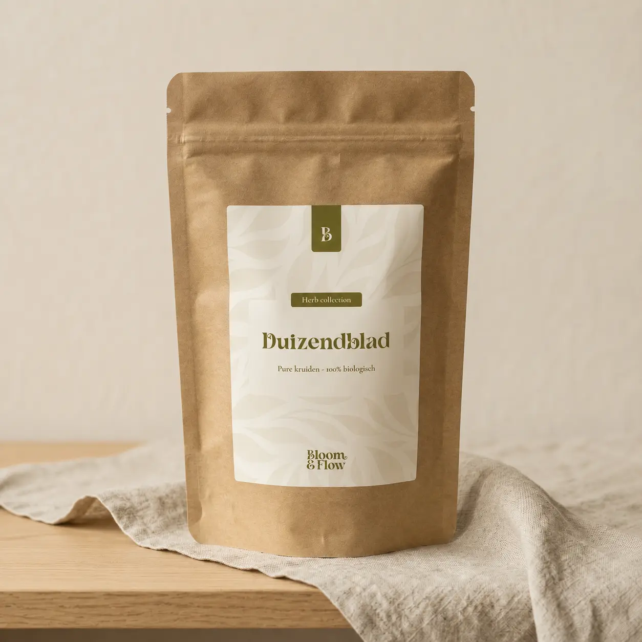 Verpakking van Duizendblad biologische thee